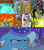 Size: 1920x2190 | Tagged: safe, edit, idw, imported from derpibooru, screencap, albus, captain ironhead, cerulean slate, dragon lord torch, flare (character), flash magnus, greenblight, iron eagle, mistmane, olivine gemstone, rockhoof, somnambula, sphinx (character), trixie, verdigris, pony, sphinx, campfire tales, legends of magic, to where and back again, spoiler:comic, spoiler:s07, comic cover, faic, floppy ears, frown, glare, grumpy, image macro, lip bite, meme, netitus, op is a duck, op is just having a laugh, shield, yes it does