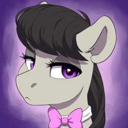 Size: 600x600 | Tagged: safe, artist:silentwulv, imported from derpibooru, octavia melody, pony, bust, female, mare, portrait, solo