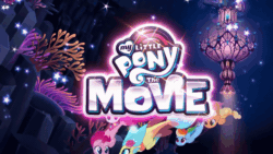 Size: 640x360 | Tagged: safe, imported from derpibooru, screencap, applejack, fluttershy, pinkie pie, princess skystar, rainbow dash, rarity, spike, puffer fish, seapony (g4), my little pony: the movie, animated, gif, my little pony logo, seaponified, seapony applejack, seapony fluttershy, seapony pinkie pie, seapony rainbow dash, seapony rarity, seaquestria, species swap, spike the pufferfish