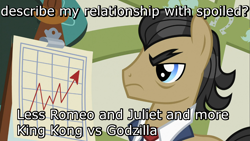Size: 1366x768 | Tagged: safe, edit, edited screencap, imported from derpibooru, screencap, filthy rich, pony, family appreciation day, image macro, male, meme, my hero, solo