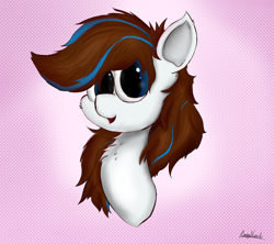 Size: 4500x4000 | Tagged: safe, artist:rainyvisualz, imported from derpibooru, oc, oc only, oc:breezy, pony, bust, chest fluff, hair, portrait, shading, solo