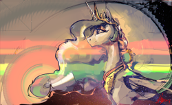 Size: 5853x3579 | Tagged: safe, artist:alumx, imported from derpibooru, princess celestia, alicorn, pony, abstract, female, golden ratio, mare, solo