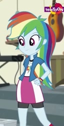 Size: 285x557 | Tagged: safe, imported from derpibooru, screencap, rainbow dash, dance magic, equestria girls, spoiler:eqg specials, cool, cropped, cute, dashabetes, female, solo