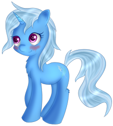 Size: 925x1025 | Tagged: safe, artist:brok-enwings, imported from derpibooru, trixie, pony, unicorn, blushing, female, mare, simple background, solo, transparent background