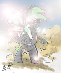 Size: 762x911 | Tagged: safe, artist:dawnallies, imported from derpibooru, oc, oc only, oc:graphite sketch, pegasus, pony, female, lens flare, mare, solo, sunglasses