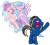 Size: 1024x920 | Tagged: safe, artist:petraea, imported from derpibooru, oc, oc only, oc:halo harmony, oc:pop star, oc:prism song, pegasus, pony, unicorn, female, levitation, magic, mare, nose in the air, self-levitation, simple background, singing, telekinesis, transparent background, uvula, vector