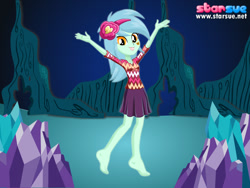 Size: 800x600 | Tagged: safe, imported from derpibooru, lyra heartstrings, equestria girls, legend of everfree, barefoot, feet, female, solo, starsue