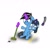 Size: 894x894 | Tagged: safe, artist:zatgeneral, imported from derpibooru, oc, oc only, oc:blue pill, oc:silver lining, pony, spider, unicorn, arachnophobia, broom, chibi, cute, fear, magic, newspaper