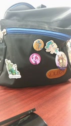 Size: 540x960 | Tagged: safe, imported from derpibooru, princess celestia, queen chrysalis, twilight sparkle, oc, oc:文毛, backpack, irl, photo