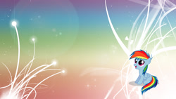 Size: 1920x1080 | Tagged: safe, artist:capt-nemo, artist:unfiltered-n, edit, imported from derpibooru, rainbow dash, pony, abstract background, female, filly, filly rainbow dash, solo, wallpaper, wallpaper edit, windswept mane, younger