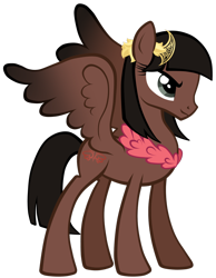 Size: 1024x1320 | Tagged: safe, artist:petraea, imported from derpibooru, oc, oc only, oc:avaracia, pegasus, pony, alicorn wings, female, mare, simple background, solo, transparent background, vector