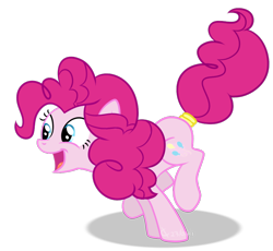 Size: 1258x1156 | Tagged: safe, artist:mlpchannelire02, imported from derpibooru, pinkie pie, pony, cute, diapinkes, equestria girls ponified, female, human pony pinkie pie, ponified, ponified humanized pony, simple background, solo, transparent background