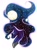 Size: 1024x1383 | Tagged: safe, artist:oneiria-fylakas, imported from derpibooru, princess luna, pony, bust, female, galaxy mane, moon, portrait, solo, traditional art