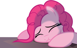 Size: 4800x3000 | Tagged: safe, artist:s.guri, imported from derpibooru, pinkie pie, pony, canterlot boutique, boutique depression, cute, diapinkes, female, mare, sad, simple background, solo, transparent background, vector, when she doesn't smile