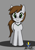 Size: 2155x3110 | Tagged: dead source, safe, artist:penspark, imported from derpibooru, oc, oc only, oc:white rose, earth pony, pony, cute, female, looking at you, mare, simple background, smiling, solo