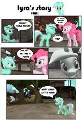 Size: 2264x3332 | Tagged: safe, artist:goatcanon, imported from derpibooru, derpy hooves, lyra heartstrings, night glider, pinkie pie, pony, comic:lyra's story, 3d, comic, heavy, soldier, source filmmaker, team fortress 2