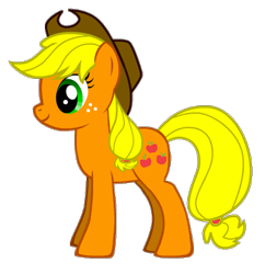 Size: 401x415 | Tagged: safe, artist:ra1nb0wk1tty, imported from derpibooru, applejack, earth pony, pony, pony creator, female, freckles, mare, simple background, solo, transparent background