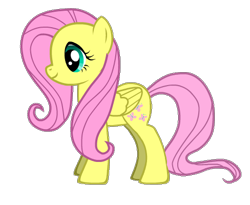 Size: 488x400 | Tagged: safe, artist:ra1nb0wk1tty, imported from derpibooru, fluttershy, pegasus, pony, pony creator, female, mare, simple background, smiling, solo, transparent background