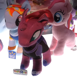 Size: 867x875 | Tagged: safe, imported from derpibooru, pinkie pie, rainbow dash, tempest shadow, pegasus, pony, seapony (g4), unicorn, my little pony: the movie, broken horn, diabetes, irl, official, photo, pirate rainbow dash, plushie, san diego comic con, sdcc 2017, seaponified, seapony pinkie pie, species swap, tempestbetes