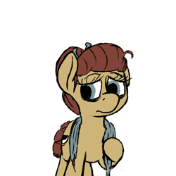 Size: 600x600 | Tagged: safe, artist:thebathwaterhero, imported from derpibooru, oc, oc only, oc:cellophane, pony, simple background, towel, transparent background