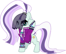 Size: 5930x4920 | Tagged: safe, artist:jhayarr23, imported from derpibooru, coloratura, earth pony, pony, the mane attraction, absurd resolution, clothes, countess coloratura, eyeshadow, female, looking at you, makeup, mare, simple background, smiling, solo, transparent background