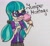 Size: 2336x2149 | Tagged: safe, artist:mlpshimmysunshine123, imported from derpibooru, juniper montage, equestria girls, spoiler:eqg specials, cute, female, food, glasses, ice cream, junibetes, solo, traditional art