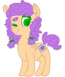 Size: 671x800 | Tagged: safe, artist:sodaaz, imported from derpibooru, oc, oc only, oc:sticky stamps, pegasus, pony, braces, female, mare, overbite, simple background, white background