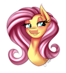 Size: 1800x2000 | Tagged: safe, artist:jack-pie, imported from derpibooru, fluttershy, pony, female, mare, simple background, smiling, solo, transparent background