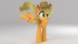 Size: 1920x1080 | Tagged: safe, artist:jonlo84, imported from derpibooru, applejack, earth pony, pony, 3d, female, solo