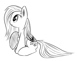 Size: 700x556 | Tagged: dead source, safe, artist:xioade, imported from derpibooru, oc, oc only, pony, monochrome, sketch, solo