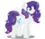 Size: 654x573 | Tagged: safe, artist:tuppkam1, imported from derpibooru, rarity, pony, alternate hairstyle, female, missing horn, simple background, solo, transparent background, watermark