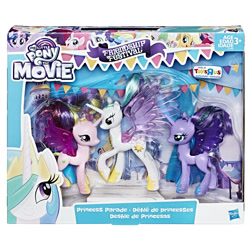 Size: 1000x1000 | Tagged: safe, imported from derpibooru, princess cadance, princess celestia, princess luna, pony, my little pony: the movie, female, irl, merchandise, official, photo, princess parade, toy