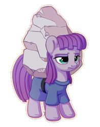 Size: 1100x1400 | Tagged: safe, artist:bobdude0, imported from derpibooru, maud pie, tom, earth pony, pony, female, mare, simple background, solo, transparent background