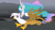 Size: 1366x768 | Tagged: safe, artist:jacob kitts, imported from derpibooru, gilda, princess celestia, alicorn, griffon, pony, beard, by celestia's beard, celestia riding gilda, crossover, facial hair, flying, gandalf, gandalf the white, great eagle, great eagle of manwe, lord of the rings, majestic, parody, ponies riding griffons, re-enacted by ponies, riding, upset