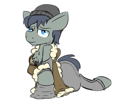 Size: 1023x836 | Tagged: safe, artist:starry5643, imported from derpibooru, oc, oc only, oc:carabiner, pony, chest fluff, looking at you, male, solo, stallion