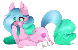 Size: 1937x1253 | Tagged: safe, artist:alithecat1989, imported from derpibooru, oc, oc only, oc:sugar swirl, earth pony, pony, clothes, female, licking, mare, prone, simple background, socks, solo, tongue out, transparent background