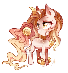 Size: 600x641 | Tagged: safe, artist:ipun, imported from derpibooru, oc, oc only, oc:aurea, original species, pony, female, heart eyes, mare, simple background, solo, solutai, transparent background, watermark, wingding eyes