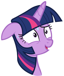 Size: 7000x8300 | Tagged: safe, artist:tardifice, imported from derpibooru, twilight sparkle, alicorn, pony, celestial advice, absurd resolution, bust, female, mare, portrait, shrunken pupils, simple background, smiling, solo, sweat, transparent background, twilight sparkle (alicorn), vector