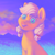 Size: 2000x2000 | Tagged: safe, artist:verulence, imported from derpibooru, applejack, earth pony, pony, crying, cute, female, freckles, jackabetes, looking at you, pigtails, solo, younger