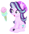 Size: 1348x1558 | Tagged: safe, artist:little903, imported from derpibooru, starlight glimmer, pony, unicorn, equestria girls, mirror magic, spoiler:eqg specials, alternate hairstyle, base used, beanie, equestria girls ponified, female, food, hat, ice cream, magic, open mouth, ponified, simple background, solo, starry eyes, that pony sure does love ice cream, transparent background, wingding eyes