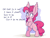 Size: 2000x1500 | Tagged: safe, artist:heir-of-rick, imported from derpibooru, pinkie pie, pony, ama, colored sketch, cute, dialogue, diapinkes, female, impossibly large ears, rearing, solo