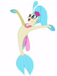 Size: 1536x2048 | Tagged: safe, artist:joshstacy, imported from derpibooru, princess skystar, pony, seapony (g4), my little pony: the movie, adorkable, cute, dork, female, mare, simple background, skyabetes, solo, white background