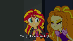 Size: 1665x938 | Tagged: safe, imported from derpibooru, screencap, adagio dazzle, sunset shimmer, equestria girls, rainbow rocks, out of context, subtitles