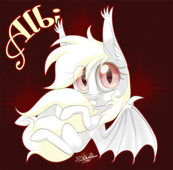 Size: 800x790 | Tagged: safe, artist:unisoleil, imported from derpibooru, oc, oc only, oc:albi light wing, pony, albino, chibi, female, mare, nightpony, solo