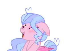 Size: 1024x730 | Tagged: safe, artist:cloiepony, imported from derpibooru, oc, oc only, oc:glitzy glam, bat pony, pony, base used, blushing, female, floppy ears, laughing, mare, simple background, solo, transparent background