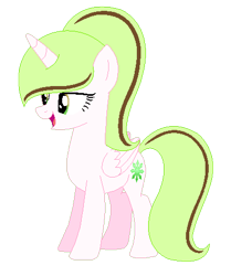 Size: 442x484 | Tagged: safe, artist:duyguusss, imported from derpibooru, oc, oc only, oc:dakota chaos, alicorn, pony, base used, female, mare, simple background, solo, transparent background