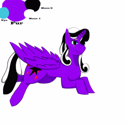 Size: 5000x5000 | Tagged: safe, artist:thiefdsaara1, artist:thomas tesla, imported from derpibooru, oc, oc only, oc:moonlight hooves, alicorn, pony, absurd resolution, alicorn oc, request