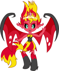 Size: 1274x1546 | Tagged: safe, artist:cloudy glow, artist:cloudyglow, imported from derpibooru, sunset shimmer, equestria girls, clothes, dress, element of magic, equestria girls minis, female, simple background, solo, sunset satan, transparent background