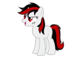 Size: 900x700 | Tagged: safe, artist:age3rcm, imported from derpibooru, oc, oc only, oc:blackjack, pony, unicorn, fallout equestria, blank flank, female, mare, simple background, solo, transparent background, vector