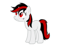 Size: 900x700 | Tagged: safe, artist:age3rcm, imported from derpibooru, oc, oc only, oc:blackjack, pony, unicorn, fallout equestria, blank flank, female, mare, simple background, solo, transparent background, vector